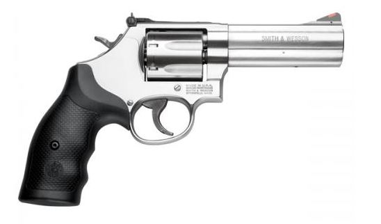  <BODY><P STYLE="FONT-FAMILY:ARIAL;"><P ALIGN="LEFT">		
•	Model: 686 Plus</BR>
•	Action: Revolver</BR>
•	Size: Medium</BR>
•	Caliber: 357 Mag</BR>
•	Barrel Length: 4"</BR>
•	Frame/Material: Steel</BR>
•	Finish/Color: Stainless</BR>
•	Grips/Stock: Rubber</BR>
•	Capacity: 7Rd</BR>
•	Hand: Right Hand</BR>
•	Manufacturer Wt: 38.5oz</BR>
•	Sights: Adjustable Sights</BR>
<H1 STYLE="COLOR:GREEN">$799.95</H1></P></BODY></HTML>
