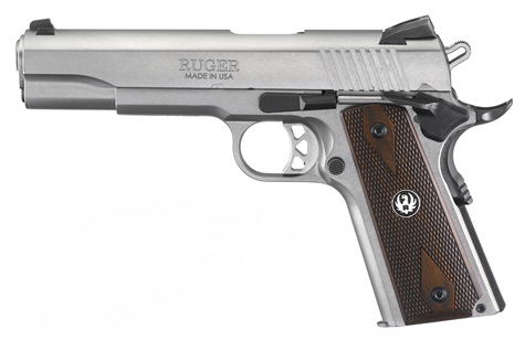 <BODY><P STYLE="FONT-FAMILY:ARIAL;"><P ALIGN="LEFT">
Manufacturer Part #: 06700<br>
Model: SR 1911<br>
Action: Semi-automatic<br>
Caliber: 45 ACP<br>
Barrel Length: 5"<br>
Frame/Material: Steel<br>
Finish/Color: Stainless<br>
Grips/Stock: Wood<br>
Capacity: 8rd<br>
Accessories: 2 Mags<br>
Safety: Manual<br>
<H1 STYLE="COLOR:GREEN">$795.00</H1></P></BODY></HTML>
