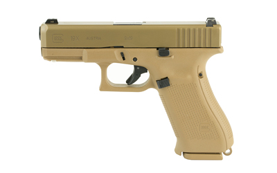 <BODY><P STYLE="FONT-FAMILY:ARIAL;"><P ALIGN="LEFT">
<br>
Model:GLOCK 19X<br>
Action: Semi-automatic<br>
Caliber: 9MM<br>
Barrel Length: 4.02"Marksman Barrel<br>
Frame/Material: Polymer<br>
Finish/Color:Coyote Finish<br>
Capacity: 10Rd-3 Mags,<br>
Features: Lanyard Loop, Ambidextrous Slide Stop Lever<br>
Safety: Trigger<br>
<H1 STYLE="COLOR:GREEN">$649.95</H1></P></BODY></HTML>