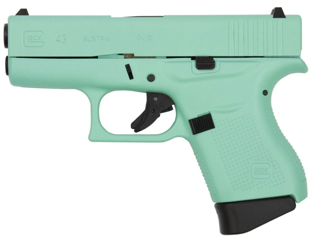 <!DOCTYPE html>
<html>
<body>
<p style="font-family:arial;">
<p align="left">
Action: Semi-automatic <br />
Caliber: 9mm <br />
Finish/Color:  Baby Blue Finish <br />
Rounds: Six Rounds <br/>
3.39 Inch Barrel <br />
SS + AA Trigger </br/>
<h1 style="color:green">$599.00</h1>
</p></body></html>