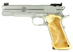 <BODY><P STYLE="FONT-FAMILY:ARIAL;"><P ALIGN="LEFT">
Manufacturer Part #: 1911-45-S-STGT<br>
Model: 1911 Target<br>
Action: Semi-automatic<br>
Caliber: 45 ACP<br>
Barrel Length: 5"<br>
Frame/Material: Steel<br>
Finish/Color: Stainless<br>
Grips/Stock: Target Birch<br>
Capacity: 8rd<br>
Accessories: 2 Mags<br>
Safety: Manual<br>
<H1 STYLE="COLOR:GREEN">$1379.00</H1></P></BODY></HTML>