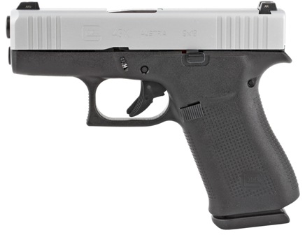 <BODY><P STYLE="FONT-FAMILY:ARIAL;"><P ALIGN="LEFT">
Glock<br>
Model:43x Ameriglo<br>
Action: Semi-automatic<br>
Caliber: 9MM<br>
Barrel Length: 3.41"<br>
Frame/Material: Polymer<br>
Finish/Color: Silver<br>
Sights: Ameriglo<br>
Capacity: 10Rd<br>
<br>
Safety: Trigger<br>
<H1 STYLE="COLOR:GREEN">$579.95</H1></P></BODY></HTML>