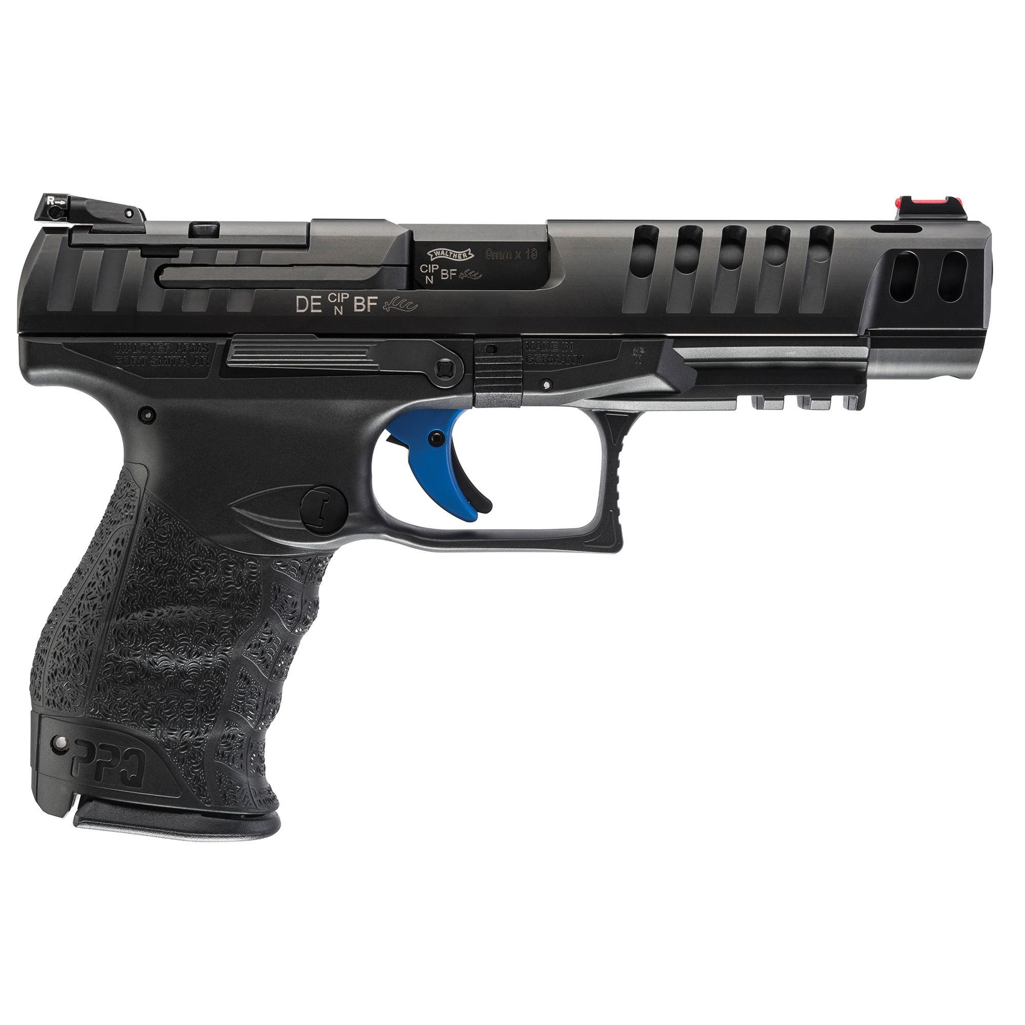 <BODY><P STYLE="FONT-FAMILY:ARIAL;"><P ALIGN="LEFT">
Walther<br>
Model:Q5<br>
Action: S/A<br>
Caliber: .9mml<br>
Barrel Length: 5"<br>
Finish/Color: Matte<br>
Sights: Fixed<br>
Capacity: 5Rd<br>Adjustable Rear Sight, Fiber Optic Front
<br>Adjustable Rear Sight, Fiber Optic Front, 10Rd, 3 Magazines
<H1 STYLE="COLOR:GREEN">$799.95</H1></P></BODY></HTML>